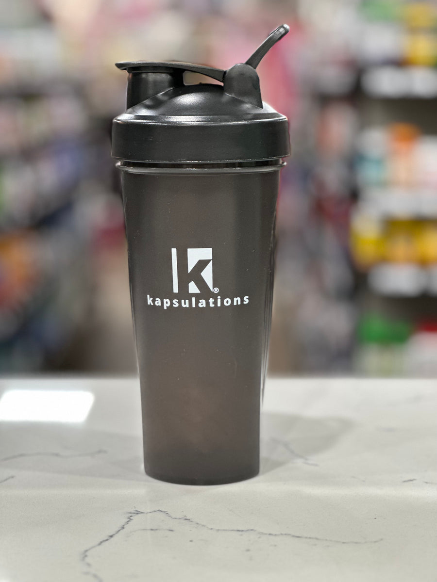 Shaker Bottle Black 24 oz. – kapsulations