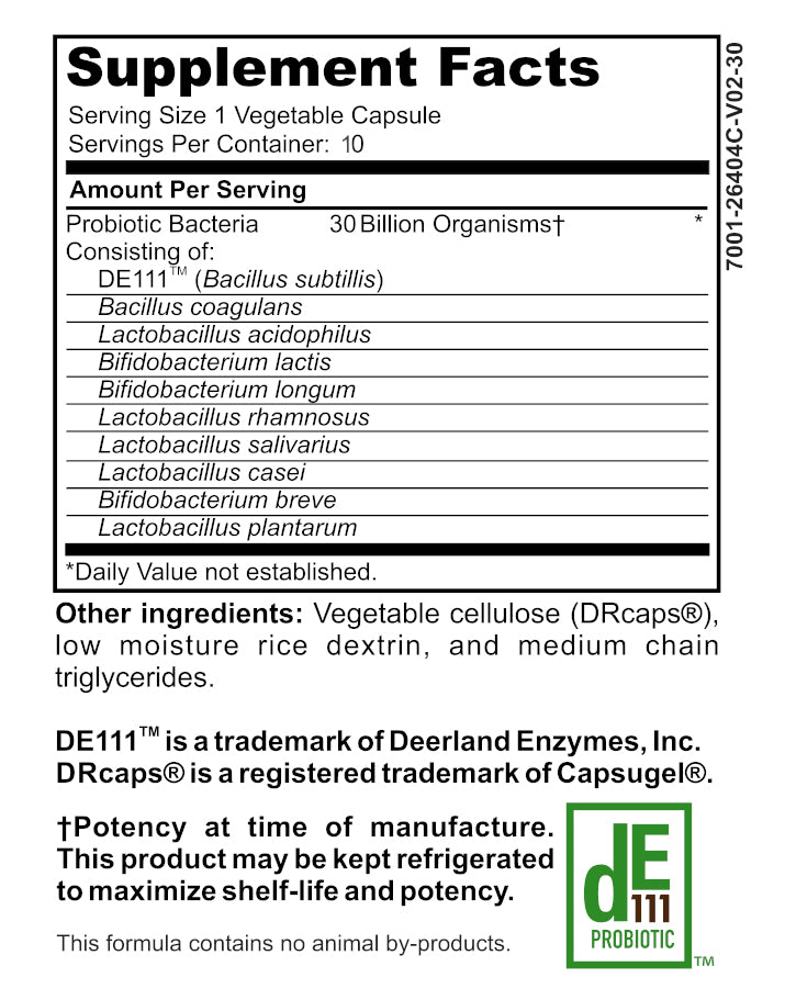 PROBIOTIC 30 - 10 COUNT – kapsulations